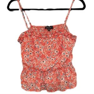 NWT Trixxi from Francesca's Floral on Coral Tank Small